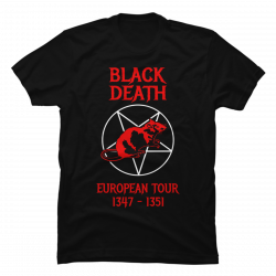 black death tour t shirt